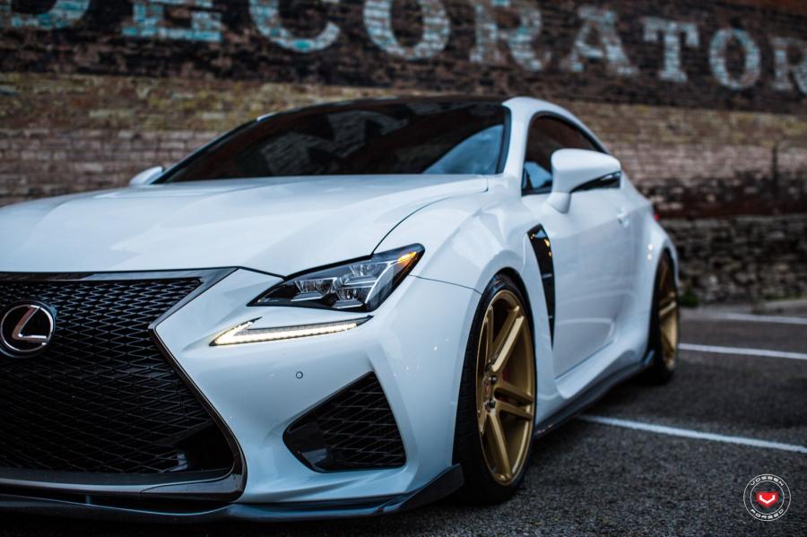  Lexus RC F on Vossen Wheels (VPS-302) 2017 года  (фото 12 из 15)
